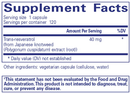 Pure Encapsulations Resveratrol