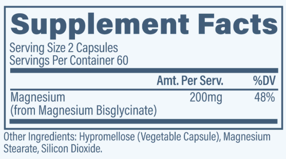 Revive MD Magnesium Glycinate 200mg Nervous System Health