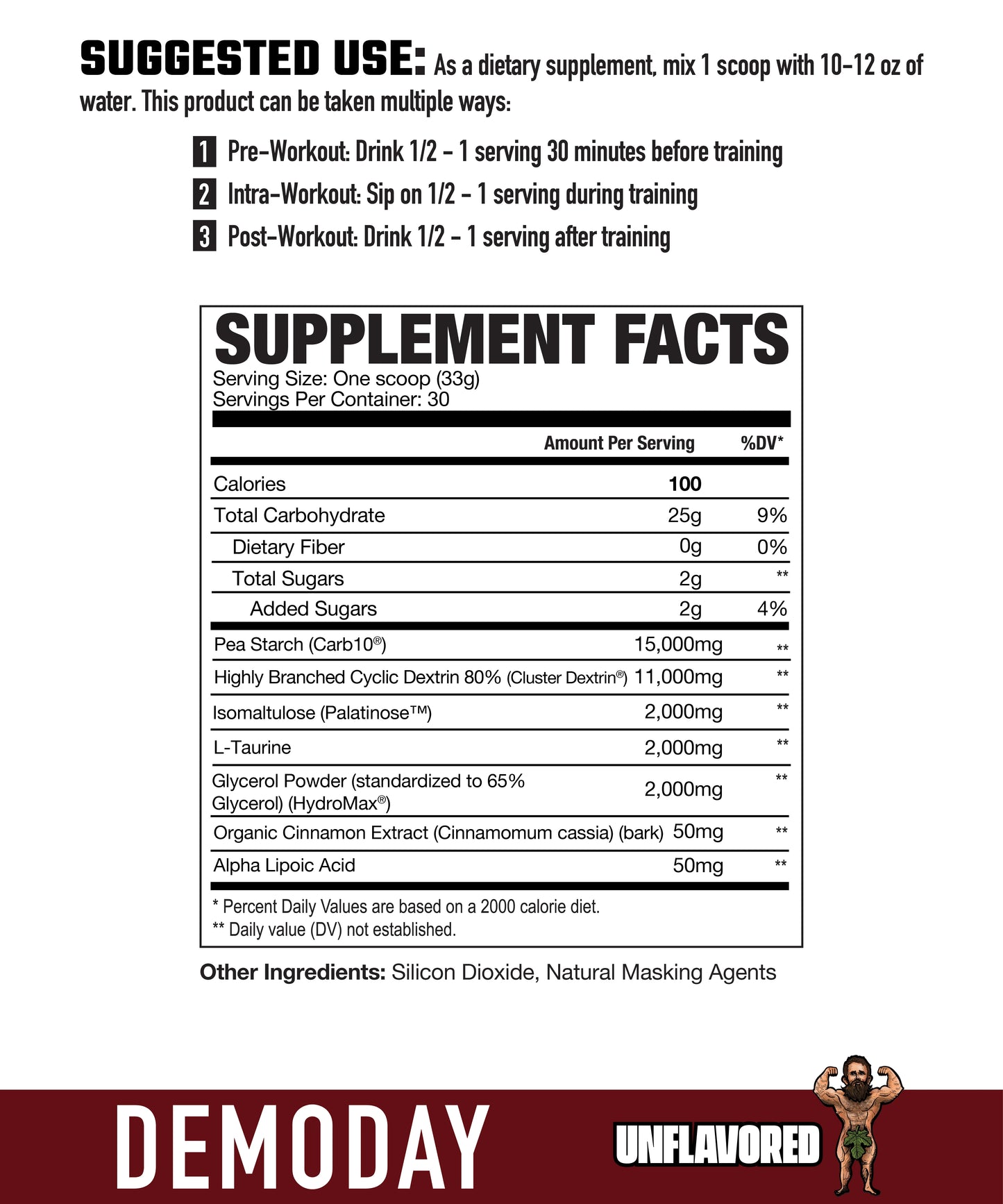 DEMO DAY CARBOHYDRATE POWDER