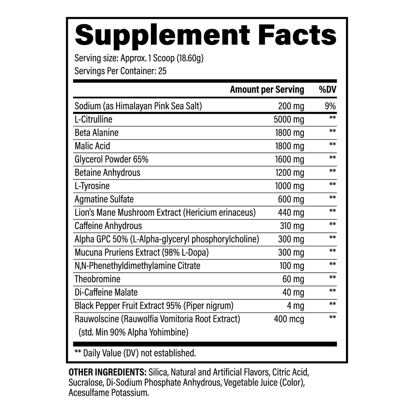 BZRK PRE-WORKOUT PUMPS & ROSES