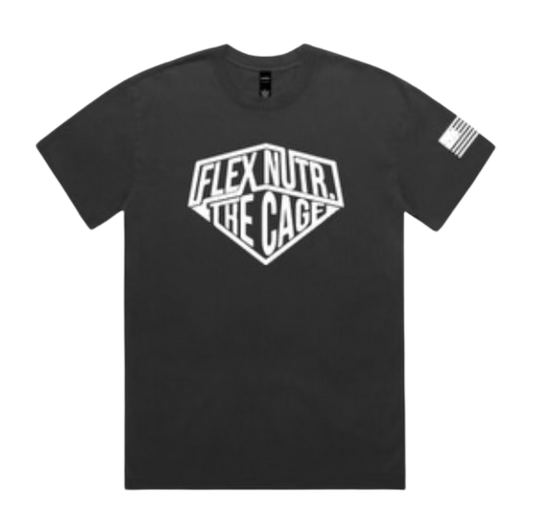 Flex Nutrition Heavyweight T Shirt Black
