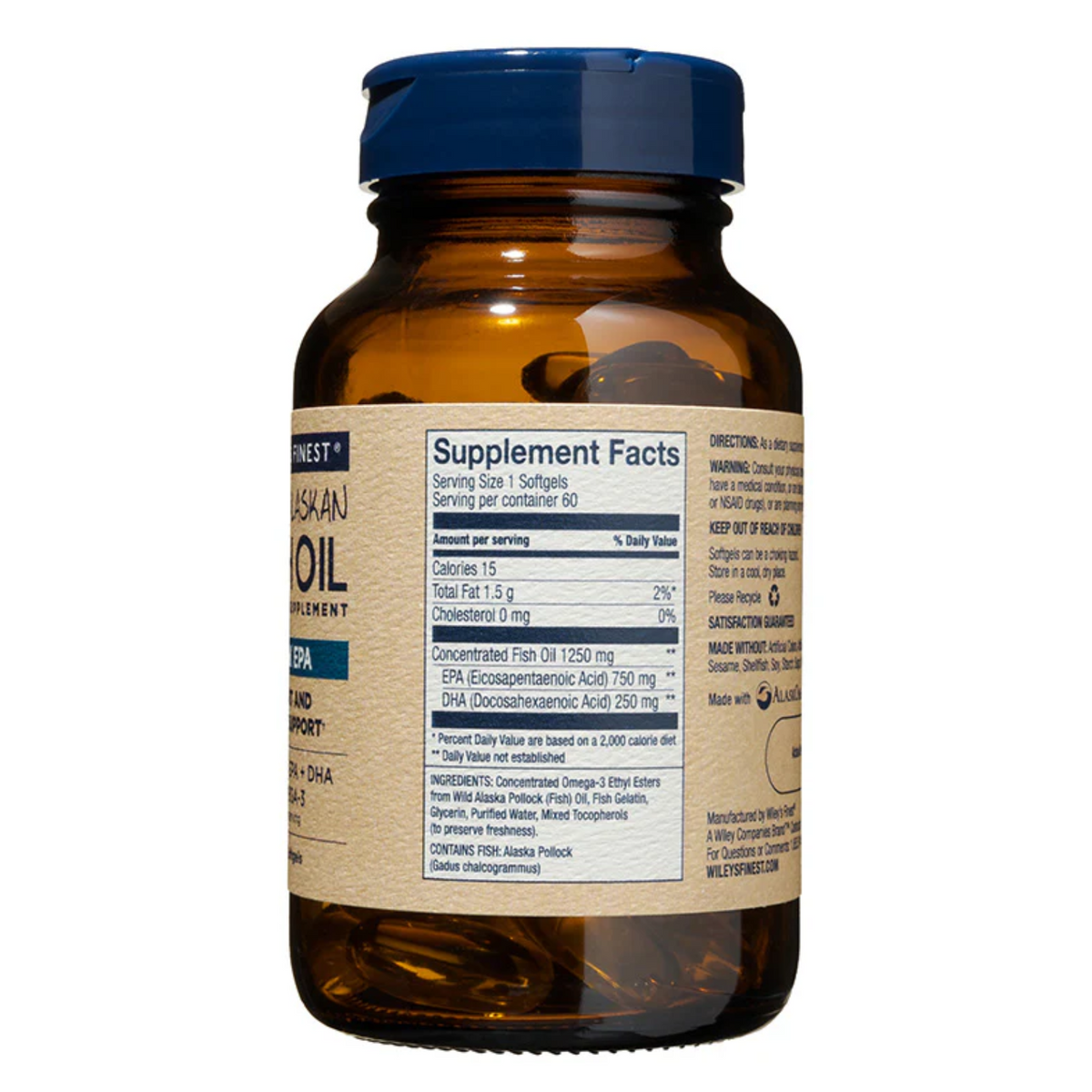Wiley's Finest Wild Alaskan Fish Oil