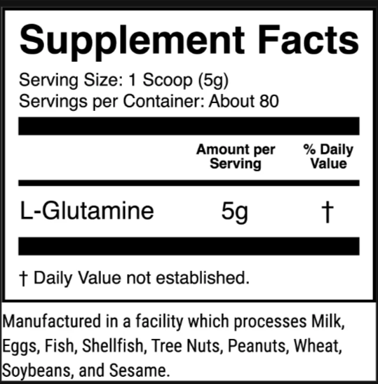 1st Phorm Glutamine