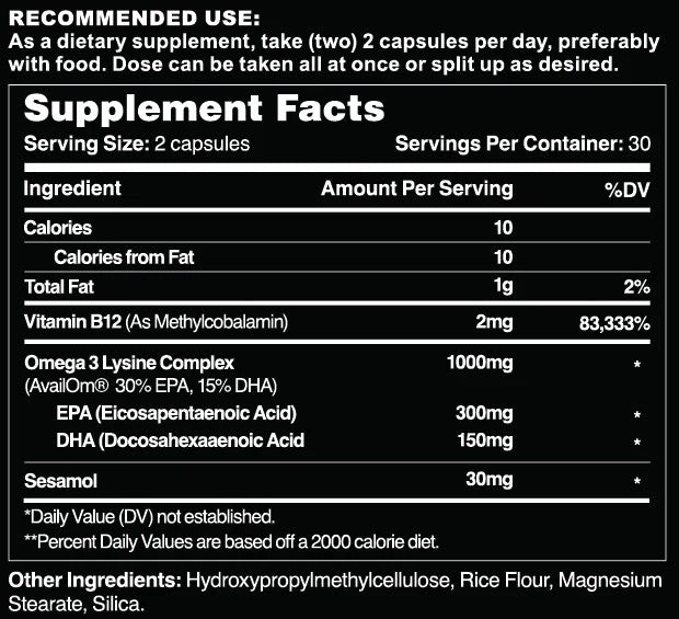 Leviathan Advanced Omega 3