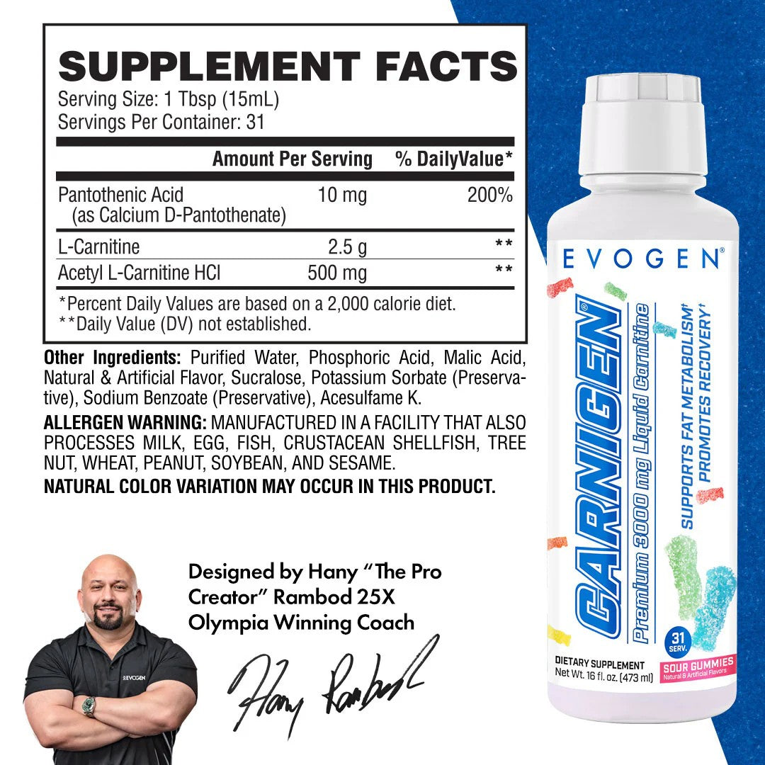 Evogen Carnigen Carnitine