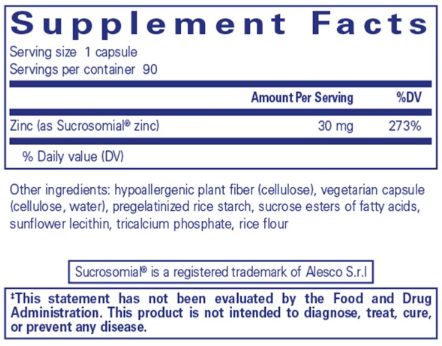 Pure Encapsulations Ultra Zinc
