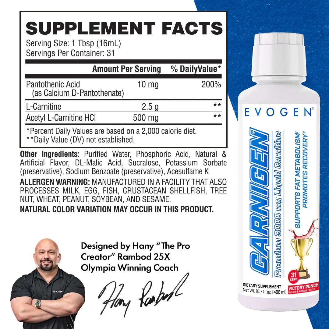 Evogen Carnigen Carnitine