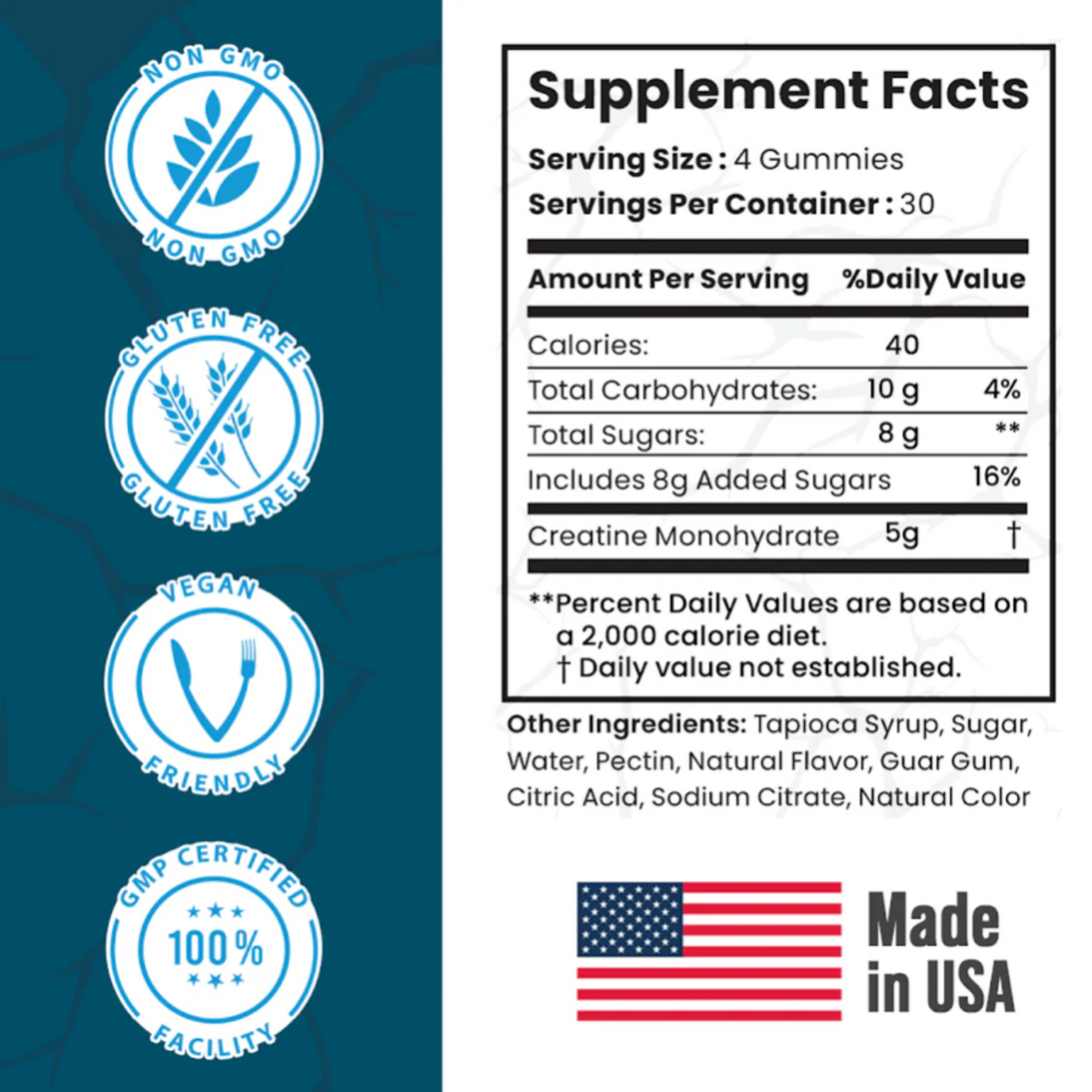 SMASH Creatine Monohydrate Gummies