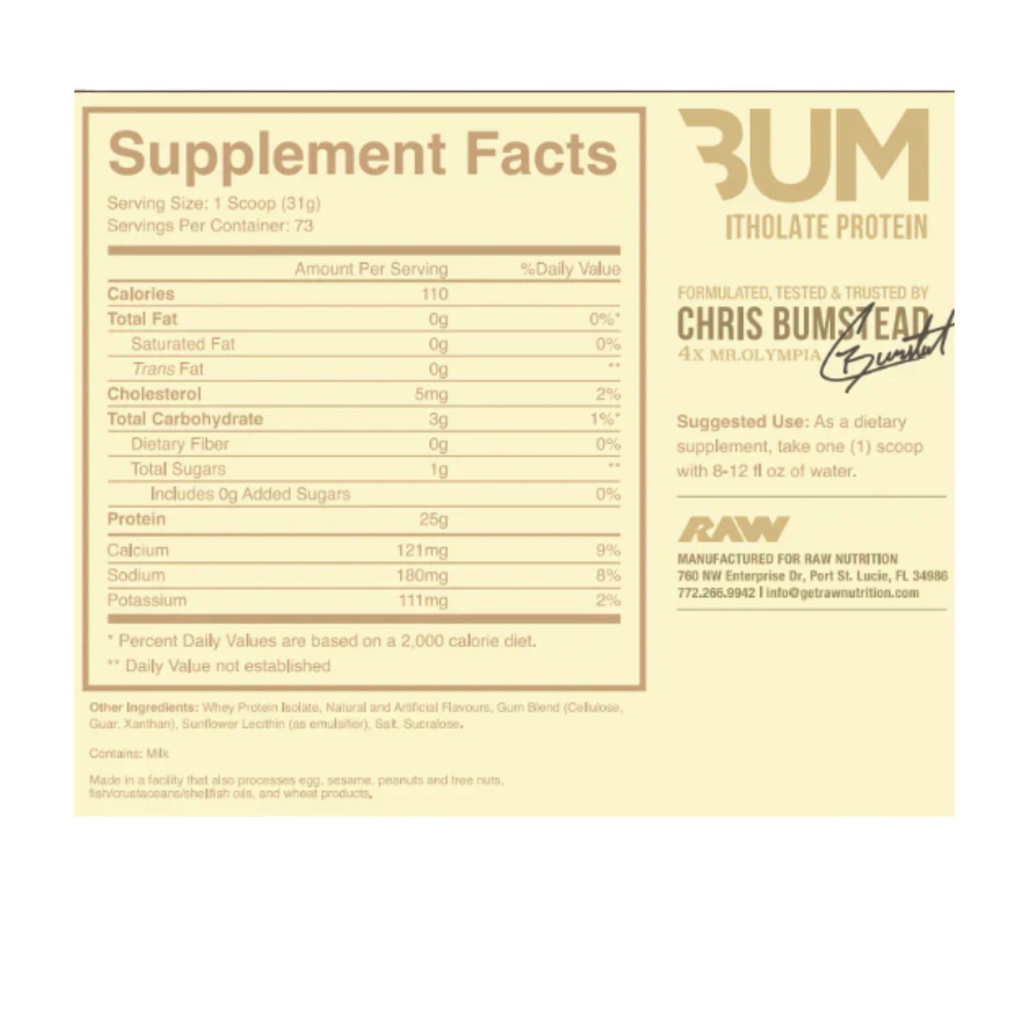 BUM Raw 5lb