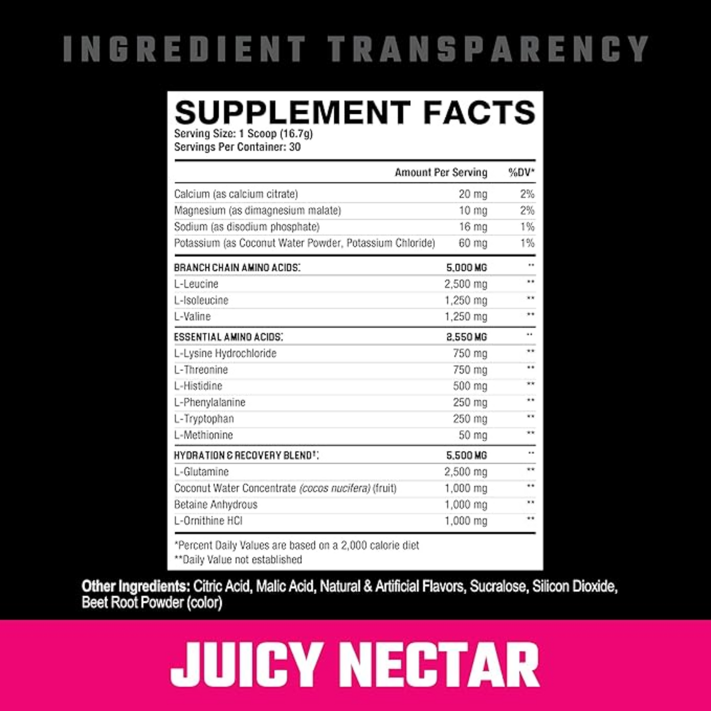 Axe & Sledge The Grind EAA + BCAA Powder | Muscle Recovery & Electrolyte Hydration | Stimulant-Free