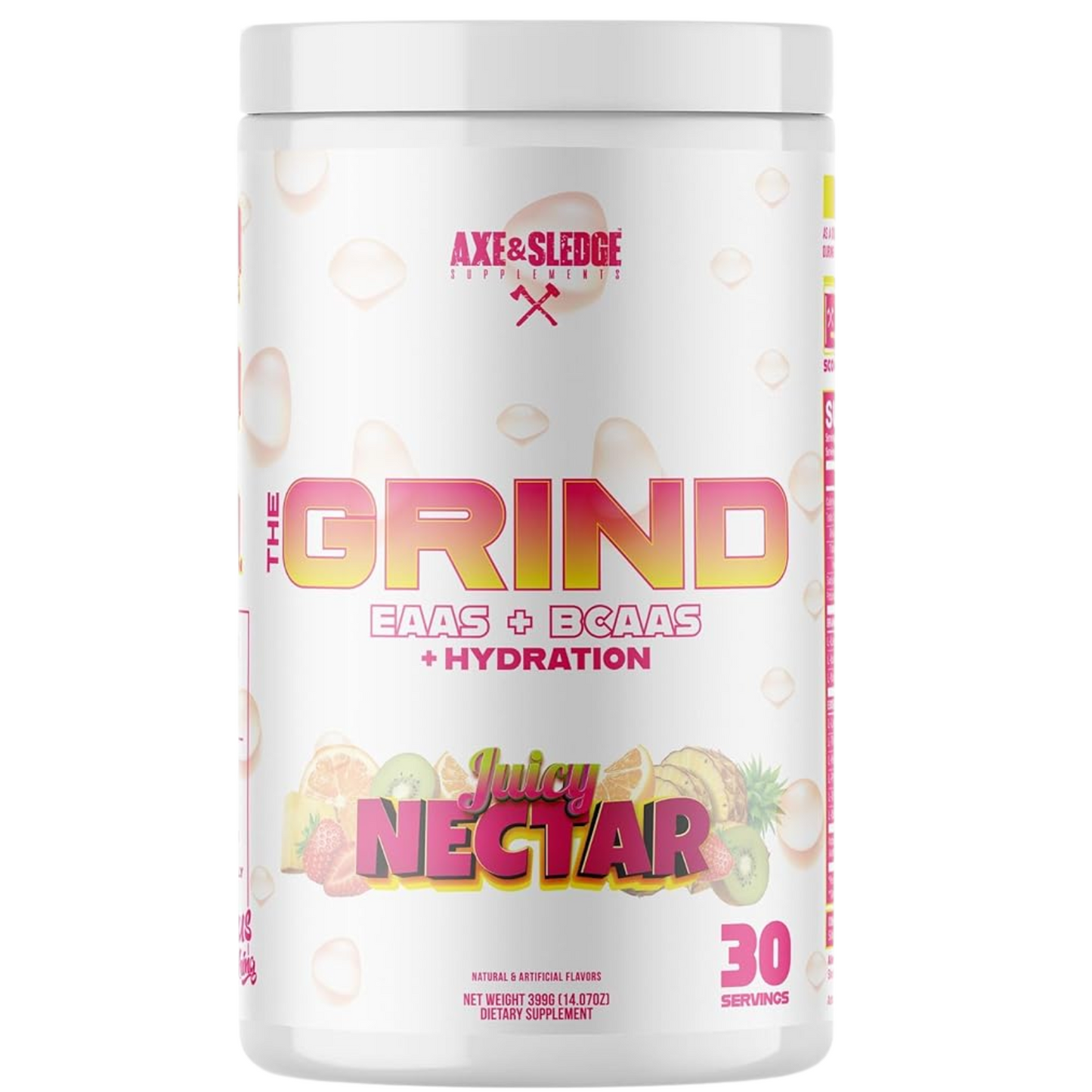 Axe & Sledge The Grind EAA + BCAA Powder | Muscle Recovery & Electrolyte Hydration | Stimulant-Free