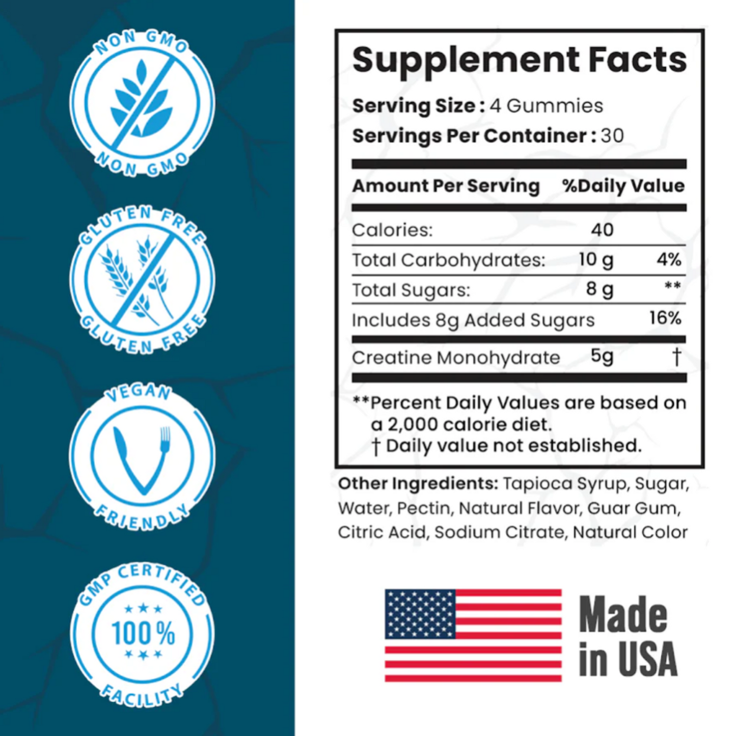 SMASH Creatine Monohydrate Gummies