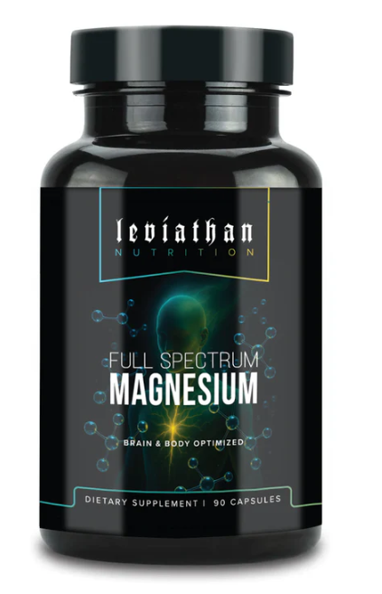 Leviathan Nutrition Full Spectrum Magnesium | with Magnesium L-Threonate, Pidolate, and Glycinate