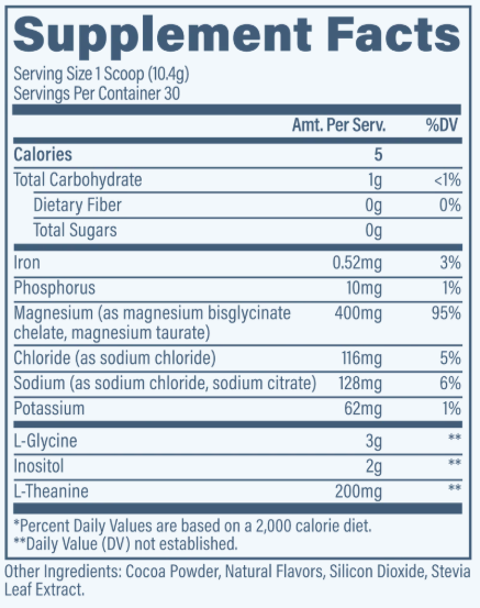 Revive MD Sleep Supplement dark chocolate