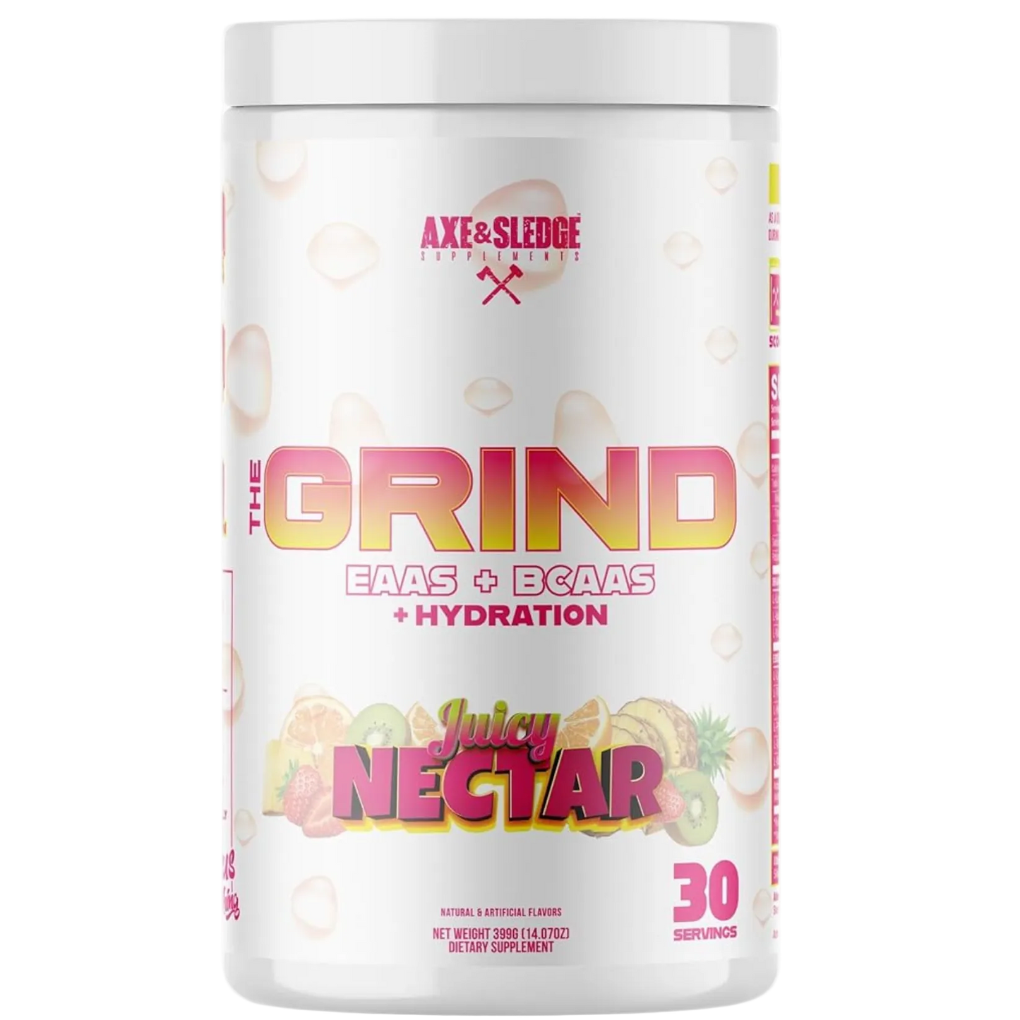 Axe & Sledge The Grind EAA + BCAA Powder | Muscle Recovery & Electrolyte Hydration | Stimulant-Free