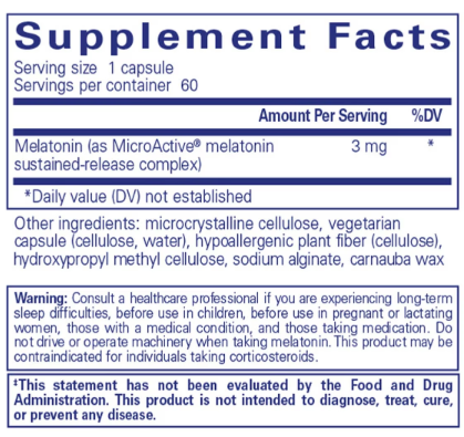 Pure Encapsulations Melatonin-SR
