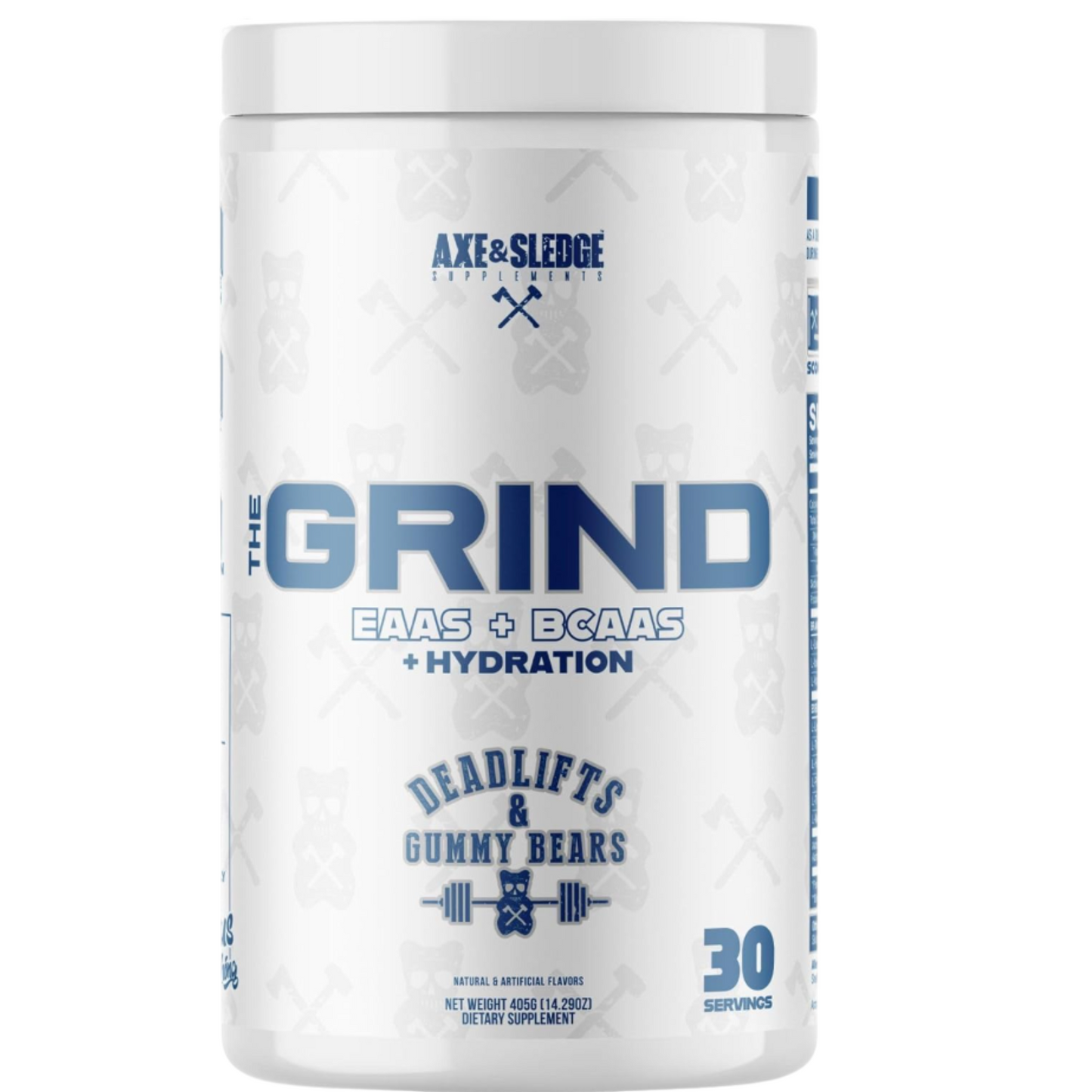 Axe & Sledge The Grind EAA + BCAA Powder | Muscle Recovery & Electrolyte Hydration | Stimulant-Free