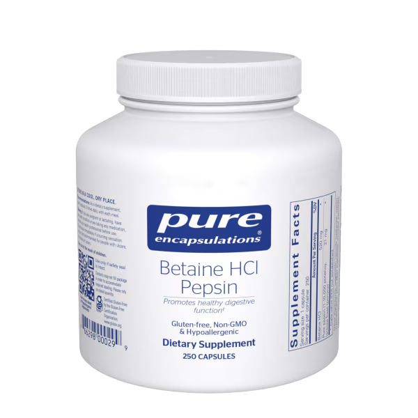 Pure Encapsulations Betaine HCL Pepsin
