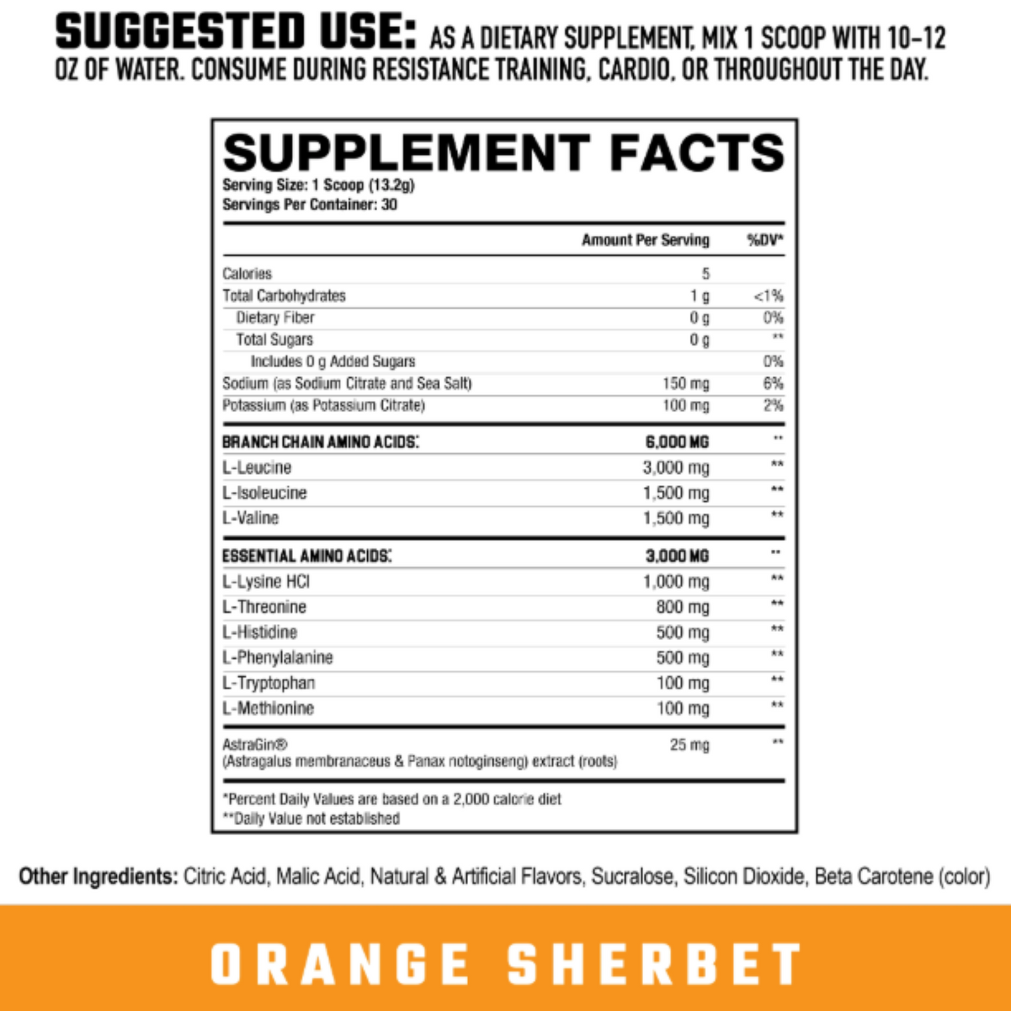 Axe & Sledge The Grind EAA + BCAA Powder | Muscle Recovery & Electrolyte Hydration | Stimulant-Free