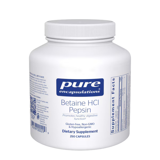 Pure Encapsulations Betaine HCL Pepsin