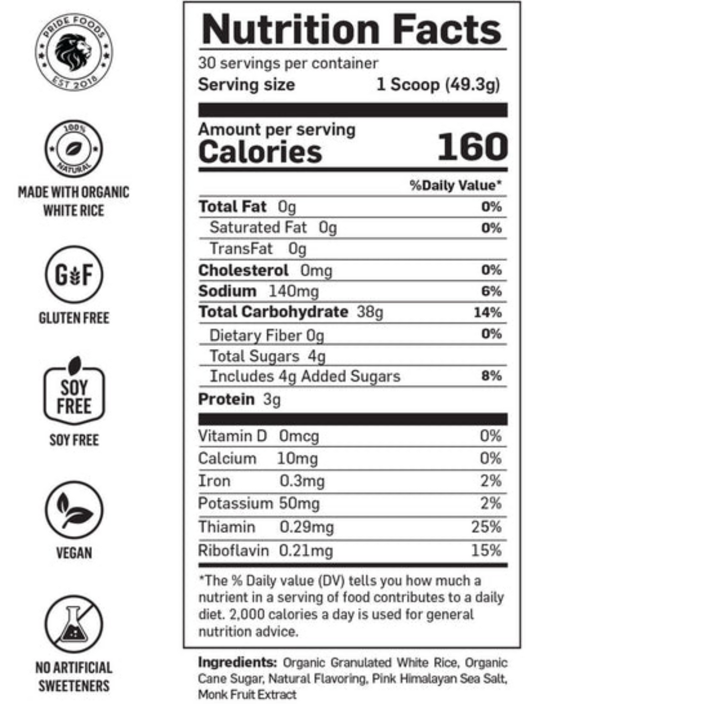 Pride Foods Rice ' N Grinds Hot Cereal