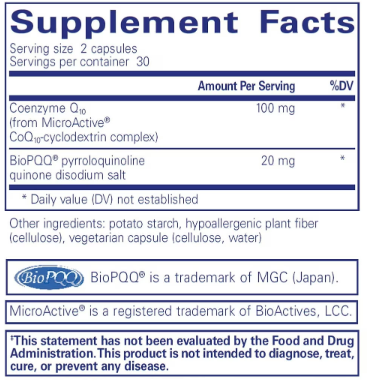 Pure Encapsulations SR-CoQ10 with PQQ